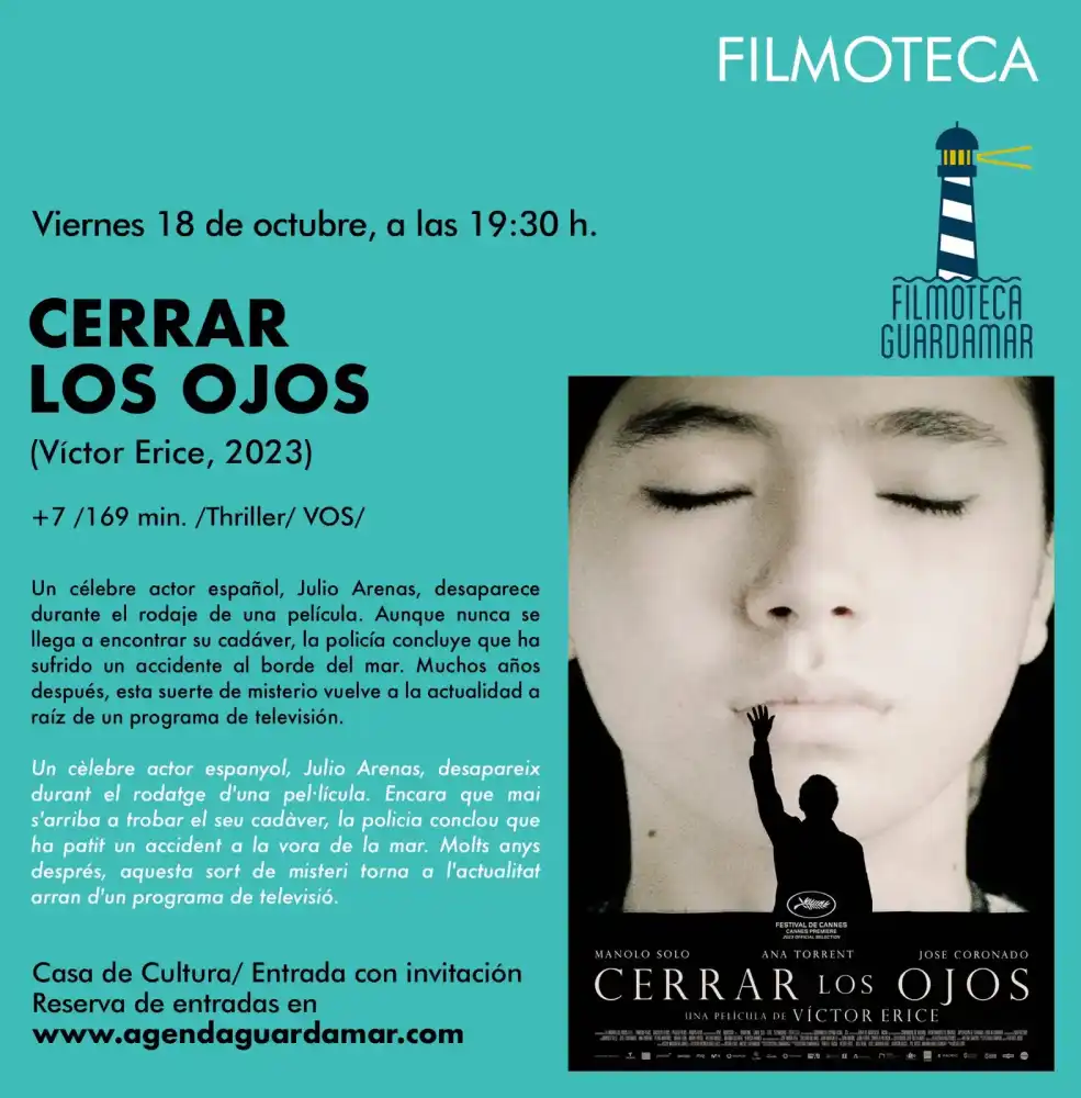 Cerrar los ojos ► Filmoteca Guardamar