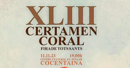 Certamen Cultural El Teular Cocentaina