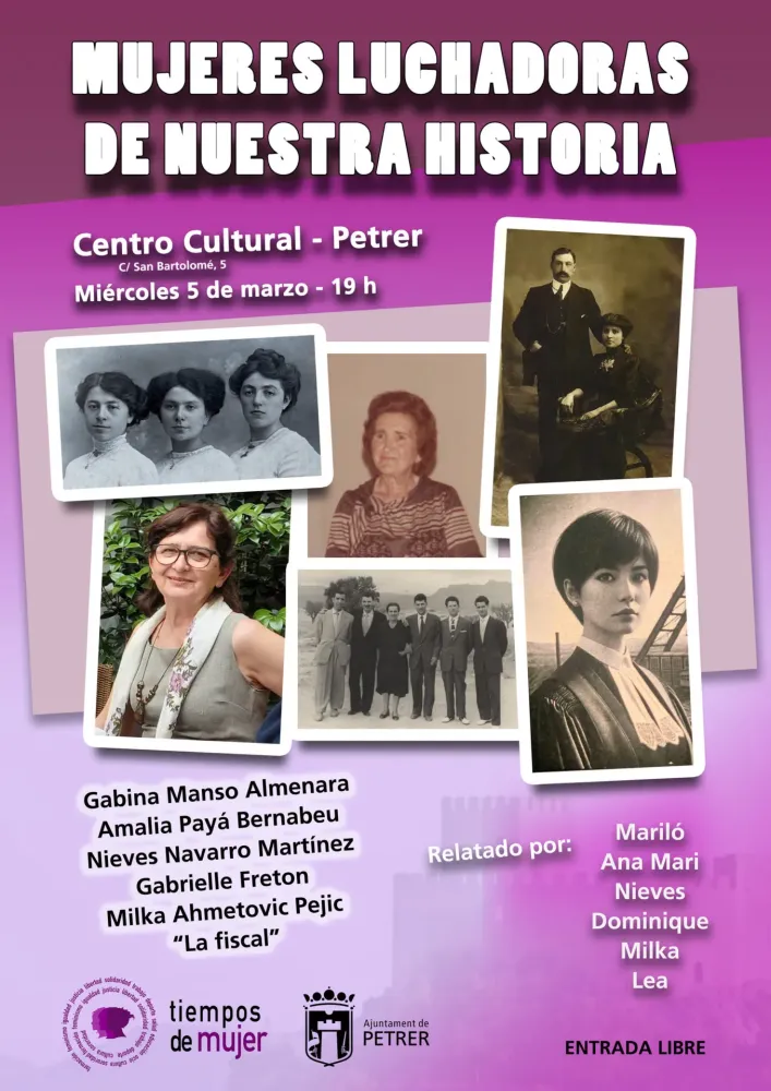 Charla - Confererencia "Mujeres luchadoras de nuestra historia"