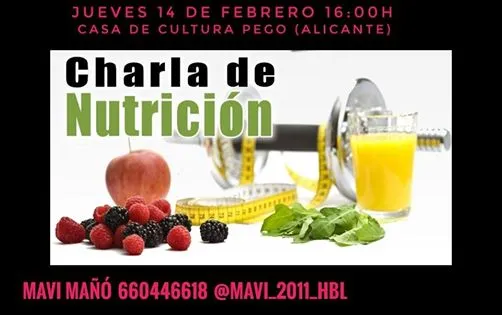 Charla De Nutrición en Pego