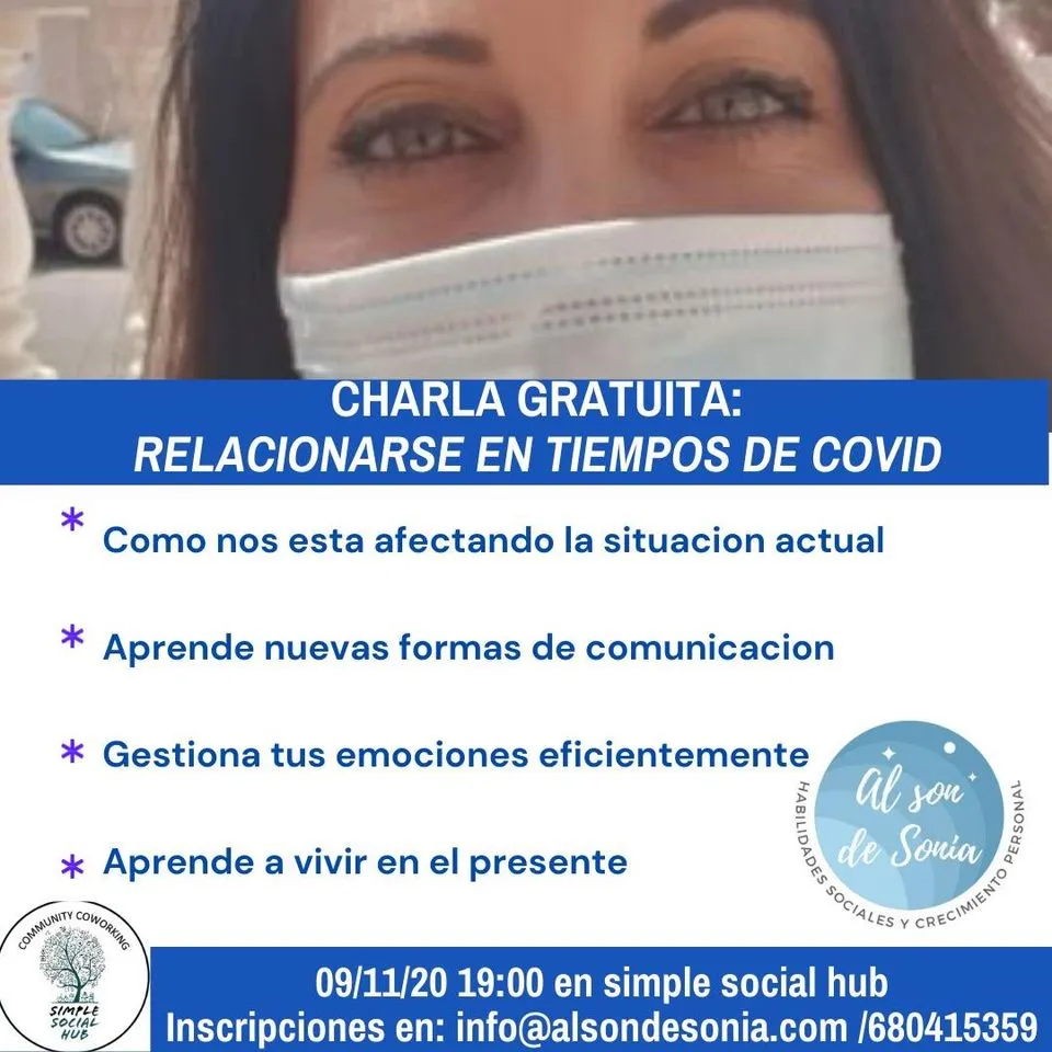Charla Gratuita: Relacionarse en tiempos de Covid