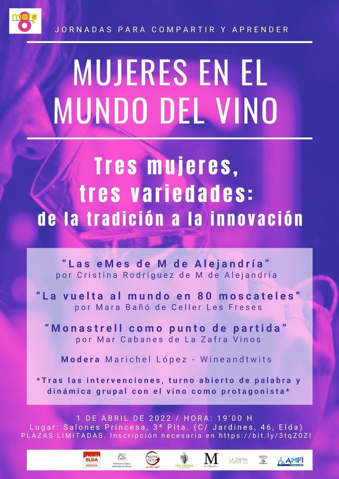 Charla mujeres en el mundo del vino: "Tres mujeres y tres variedades: de la tradición a la innovació
