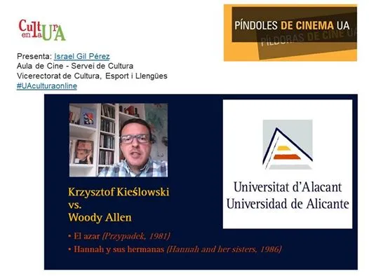 Charla Onlie sobre el cine de Kieslowki y Woody Allen