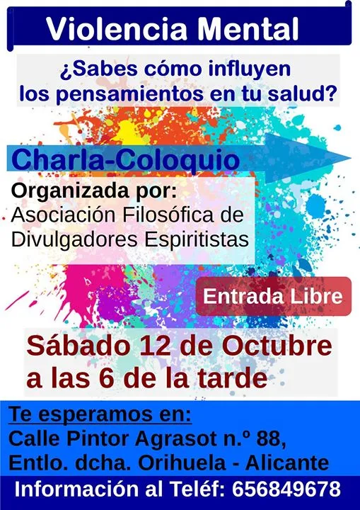 Charla-Coloquio "Violencia Mental"
