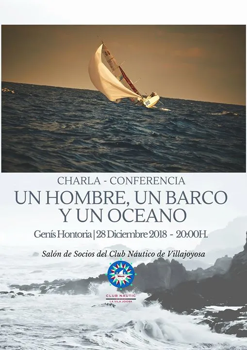 Charla-Conferencia "Un hombre, un barco y un océano"