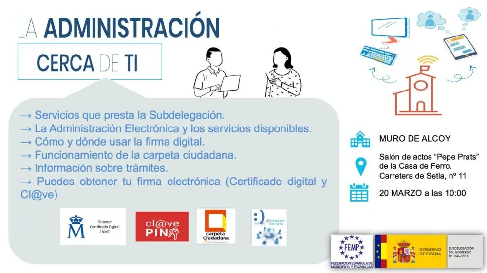 Charla: La Administración cerca de Ti