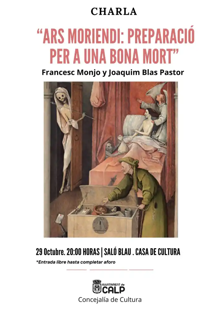 Charla: "Ars Moriendi: Preparació per a una bona mort"