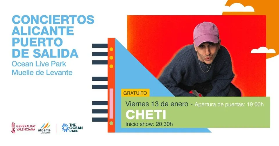 Cheti (gratuito) - Conciertos Alicante Puerto de Salida