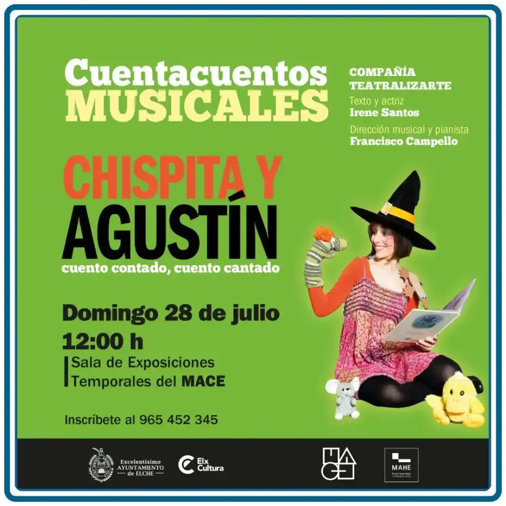 Chispita y Agustín en Cuentacuentos musicales