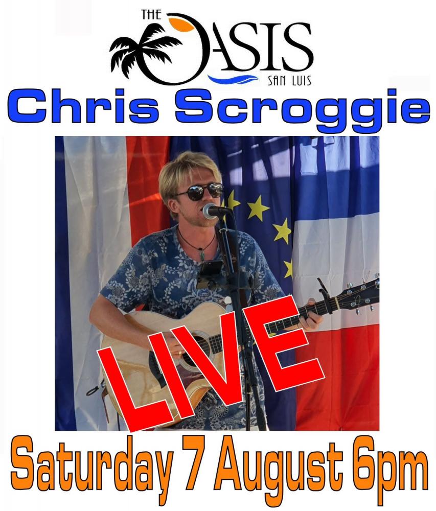 Chris Scroggie LIVE on the terrace