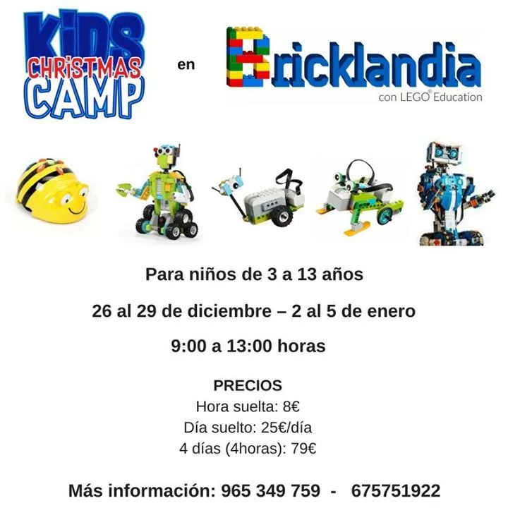 Christmas Camp en Bricklandia Alicante