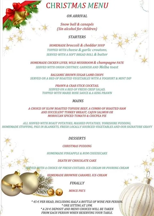 Christmas Lunch in Orihuela