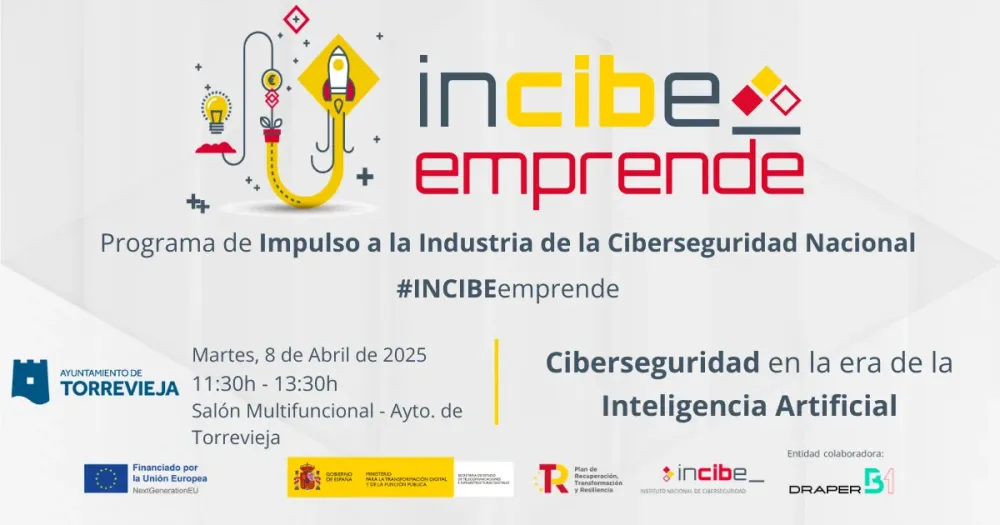 Ciberseguridad en la era de la Inteligencia Artificial - Charla divulgativa promovida por Incibe. Abierta a todos los ciudadanos
