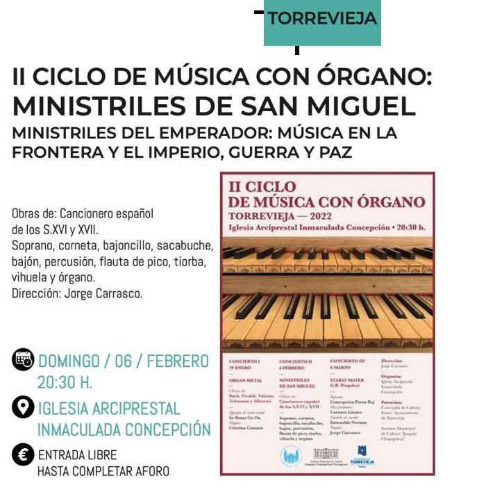 Ciclo de música con órgano: Ministriles de San Migue
