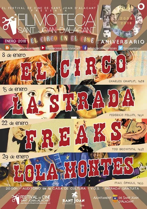 Ciclo el circo en el cine - Filmoteca de Sant Joan d'Alacant