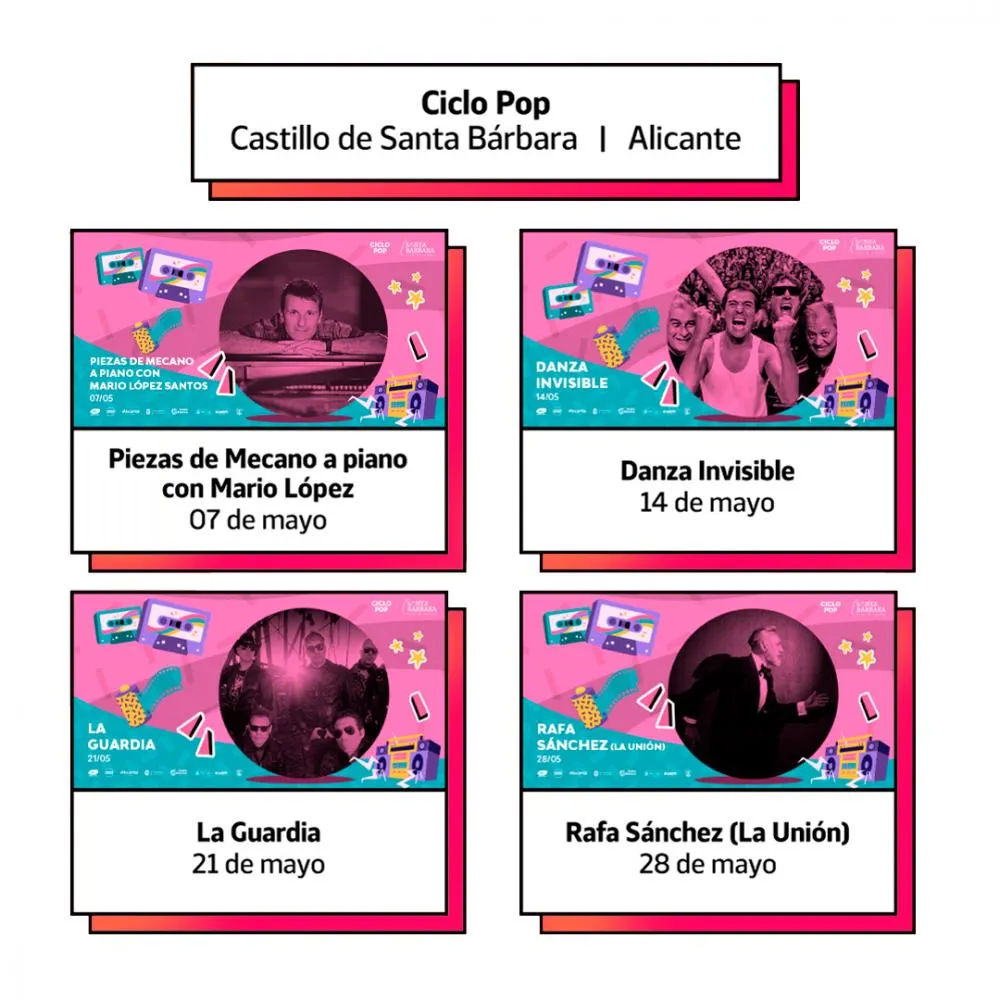 Ciclo Pop - Castillo Santa Bárbara