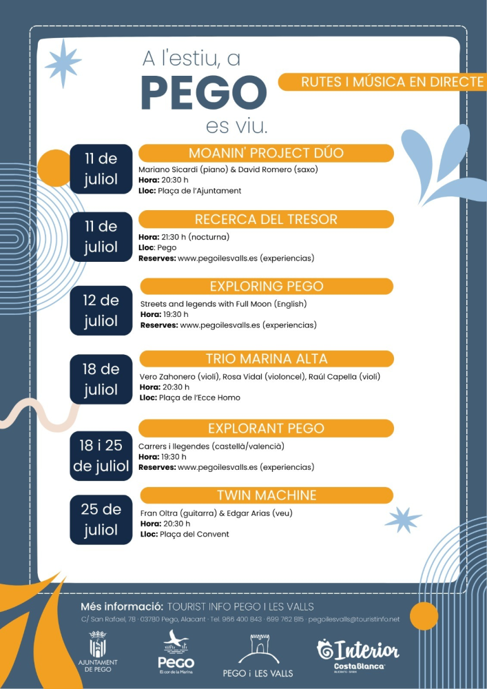 Ciclo "A l'estiu a Pego es viu"