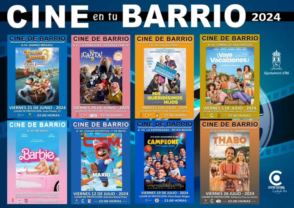 Cine de Barrio Ibi 2024