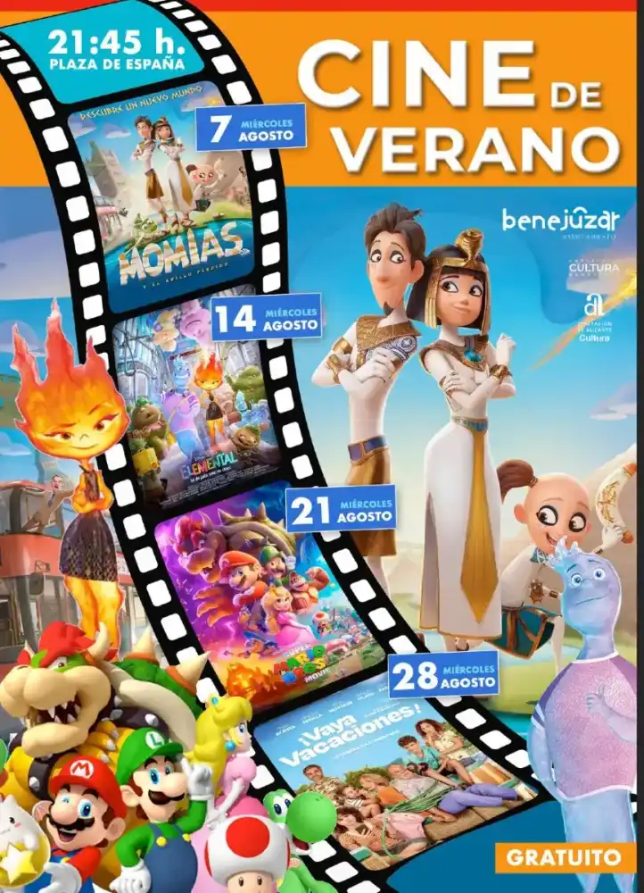 Cine de verano Benejúzar 2024