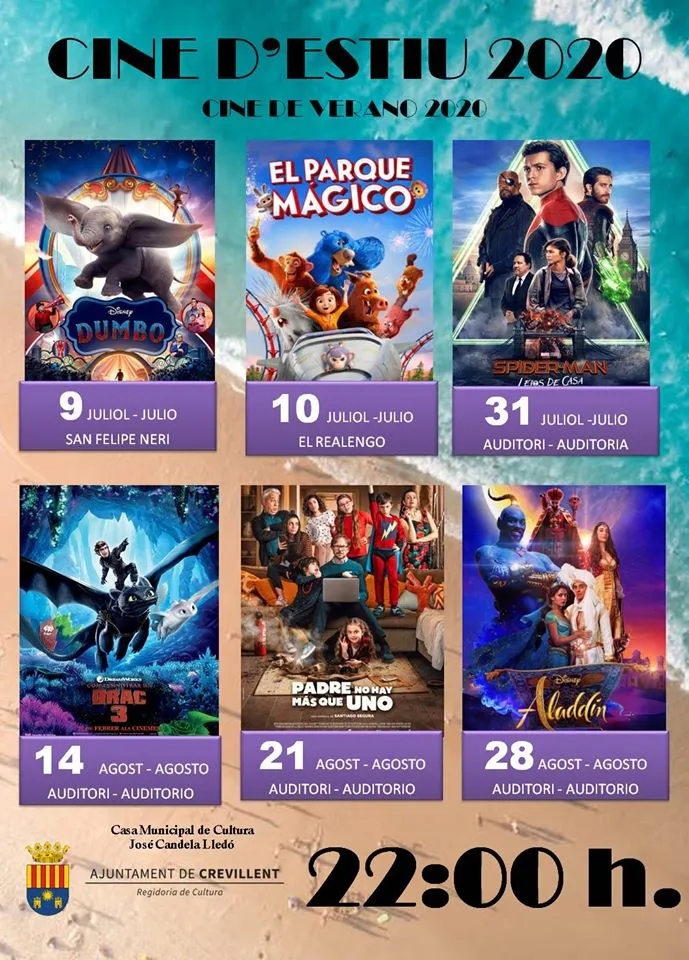 Cine de Verano Crevillente 2020
