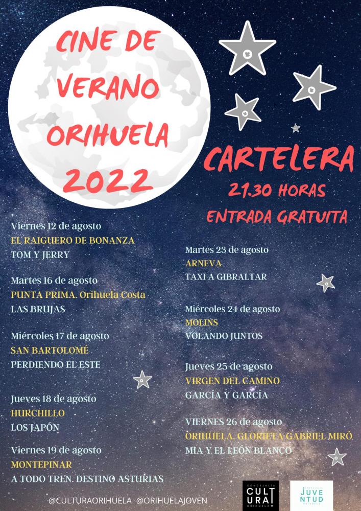 Cine de Verano Orihuela 2022