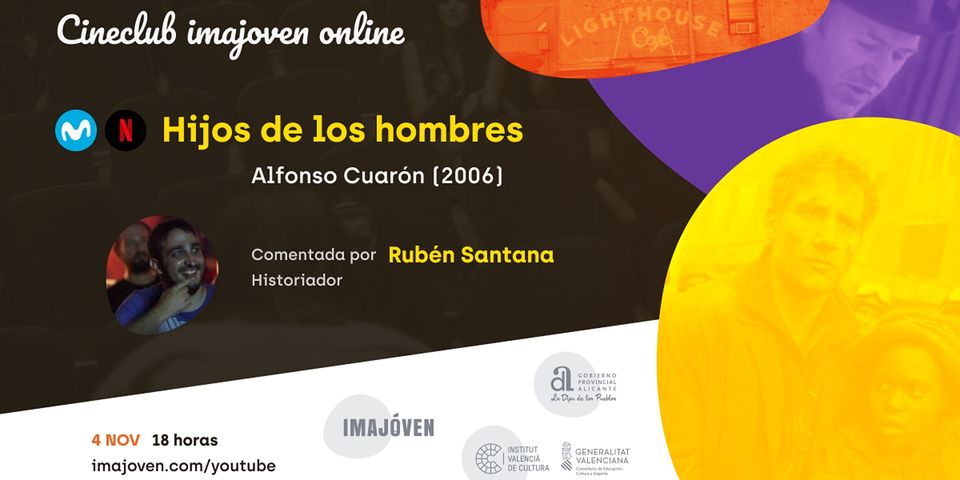 Cineclub online "Hijos de los hombres" con Rubén Santana