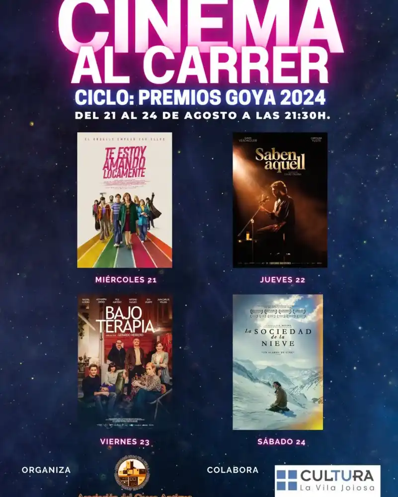 Cinema al carrer ► Ciclo Premios Goya 2024