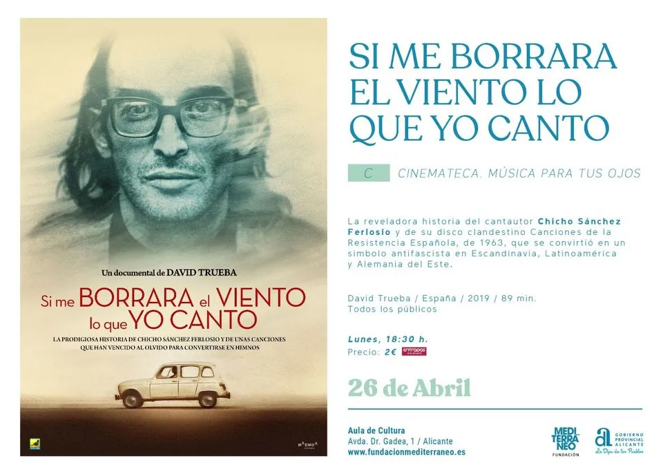 Cinemateca: Si me borrara el viento lo que yo canto