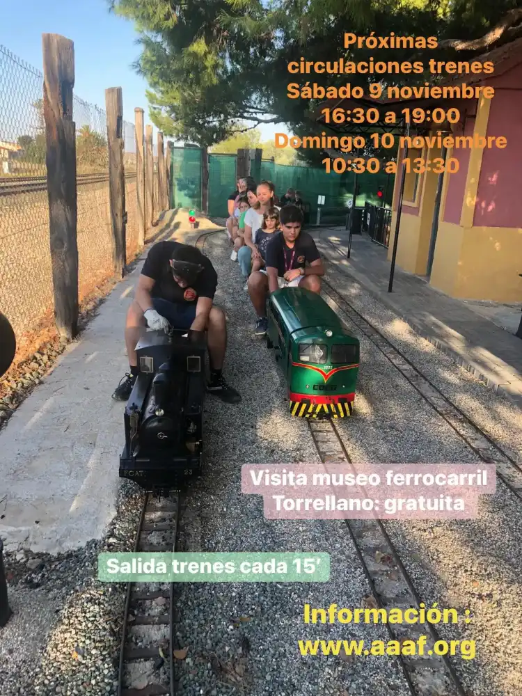 Circulación de trenes Vapor Vivo