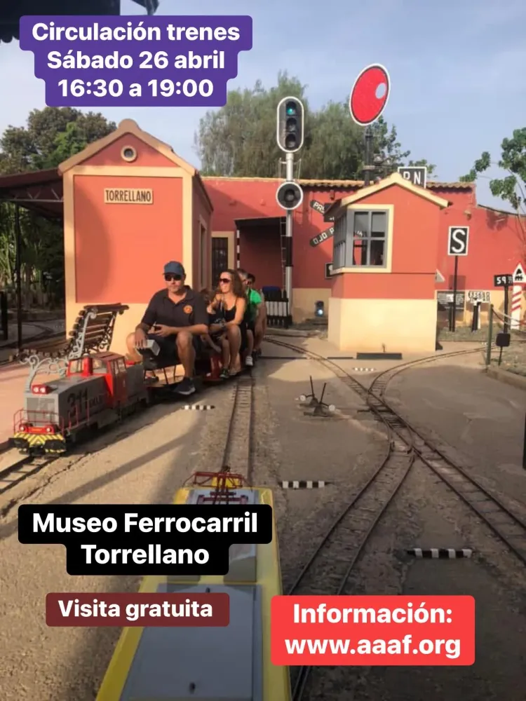 Circulación tren vapor vivo