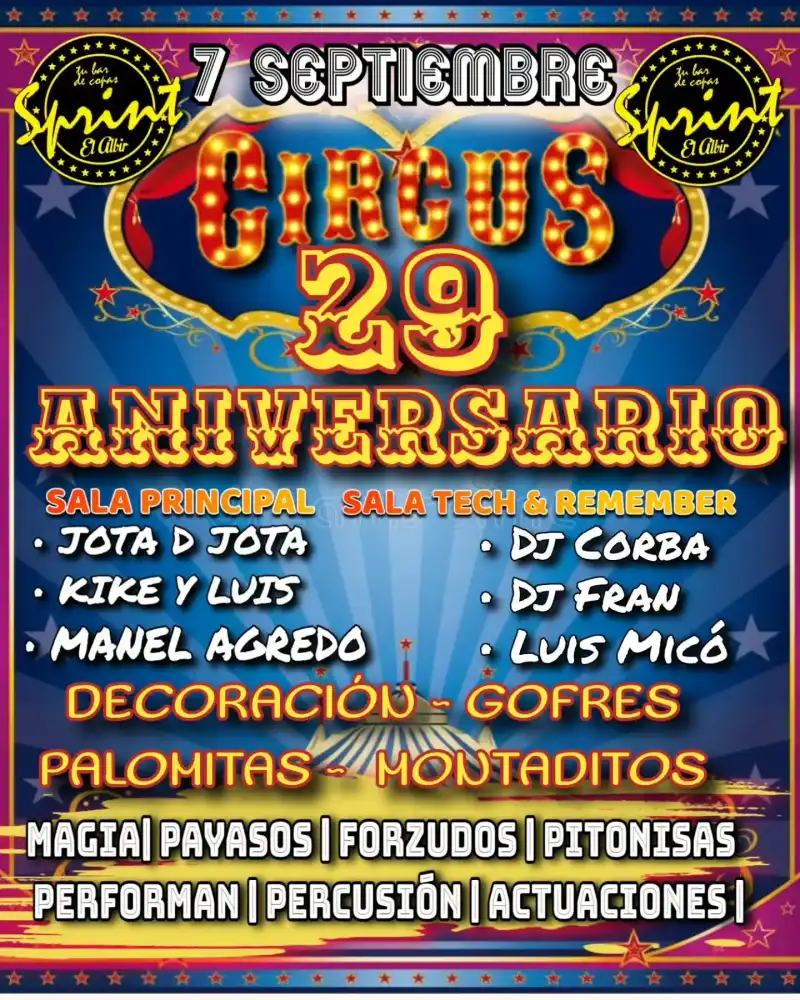 Circus 29 Aniversario