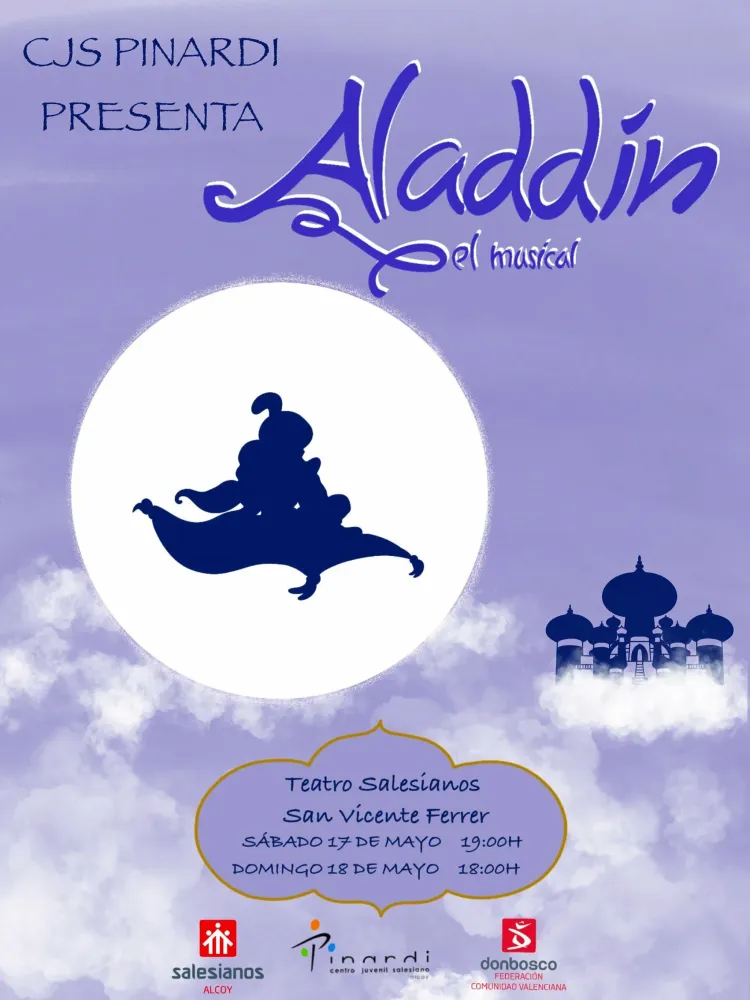 CJS Pinardi presenta el musical de Aladdín