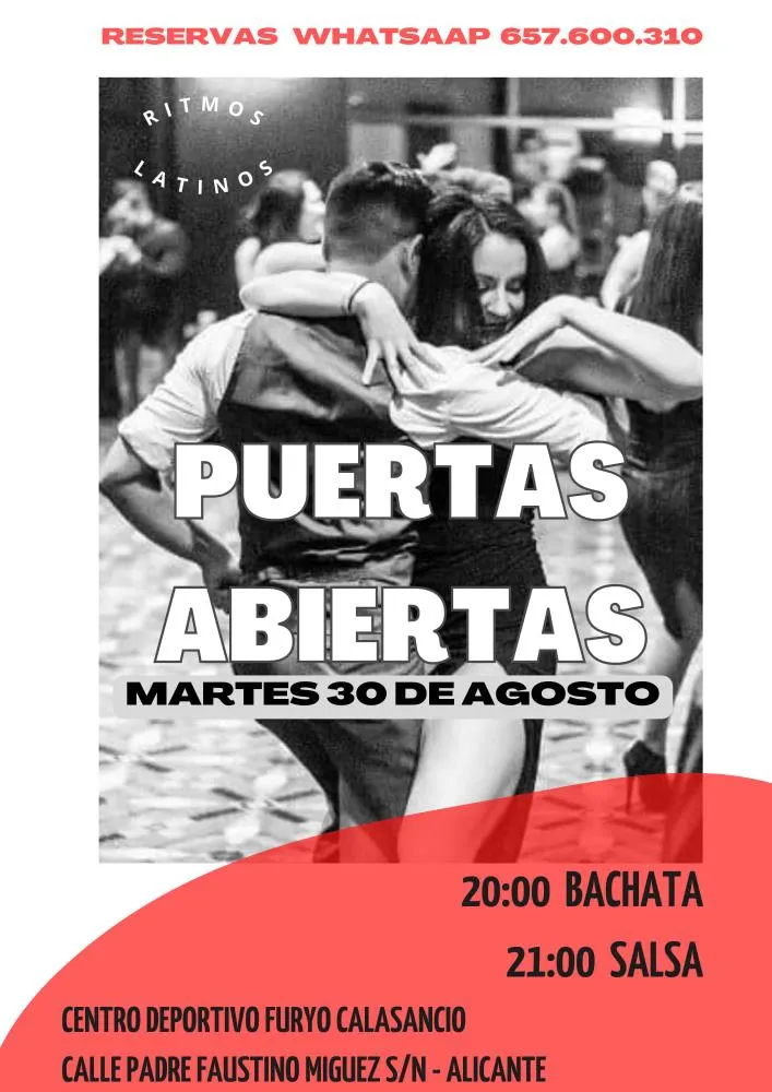 Clase gratuita de Salsa y Bachata