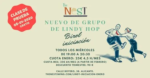 Clase prueba Lindy Hop gratuita