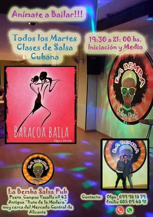 Clases de Salsa y bachata por si quieres aprender a bailar