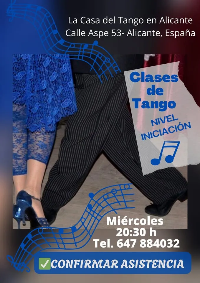 Clases de Tango Argentino Nivel iniciación