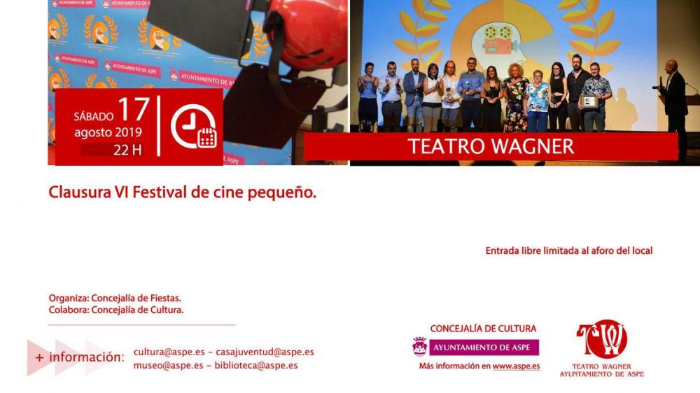 Clausura VI Festival de cine pequeño