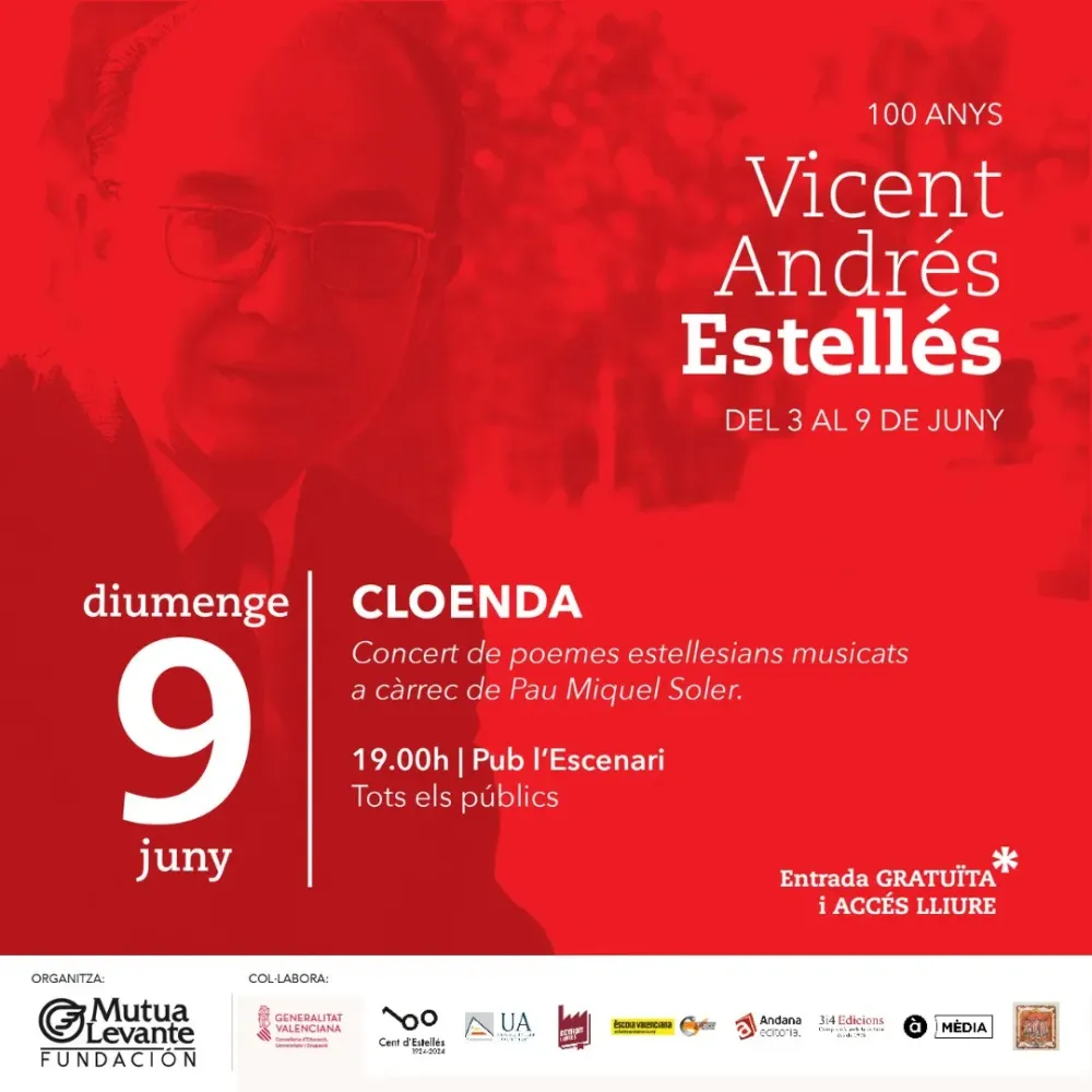 Cloenda ► 100 anys - Vicent Andrés Estellés