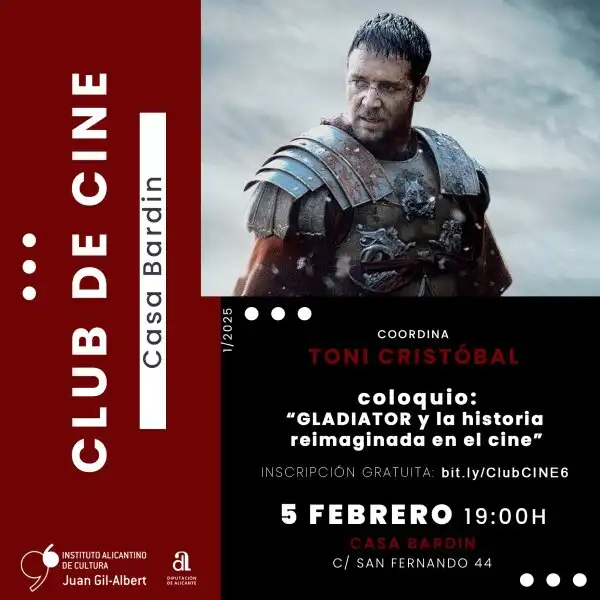 Club de cine "Gladiator y la historia reimaginada en el cine"