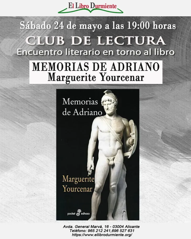 Club de lectura . "Memorias de Adriano"