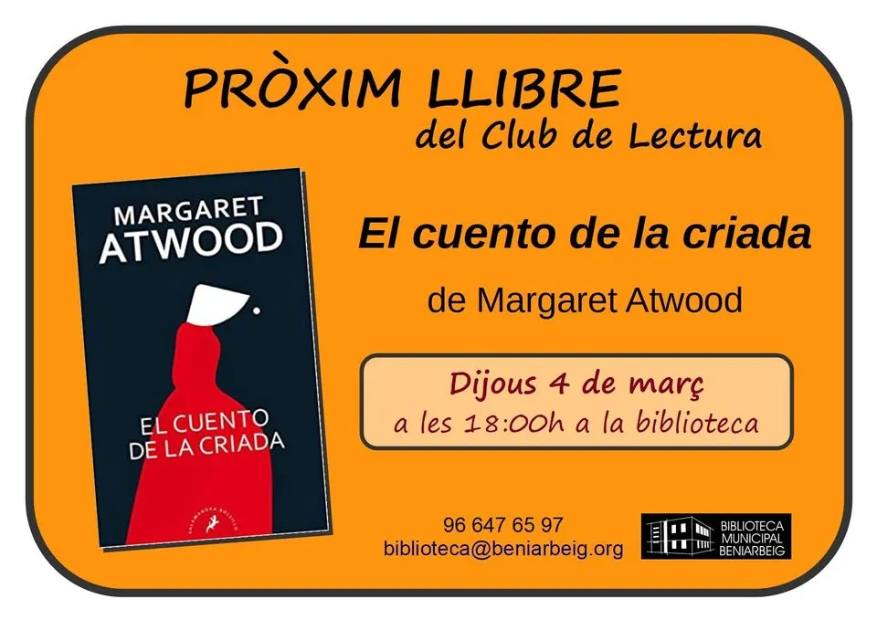 Club de Lectura - "El cuento de la criada"