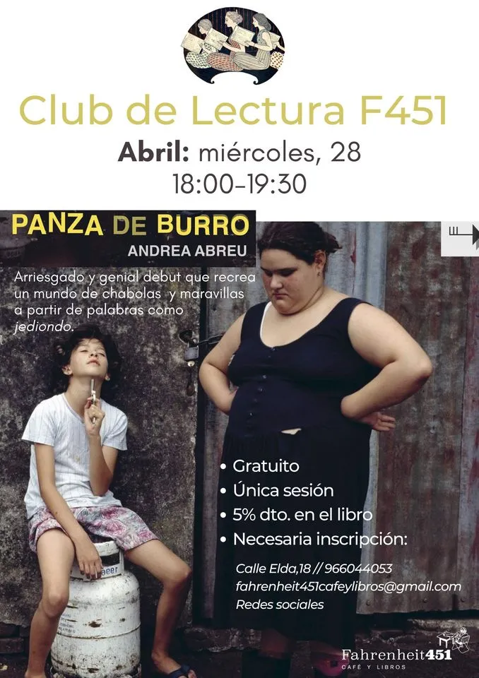 Club de Lectura F451: Panza de burro.