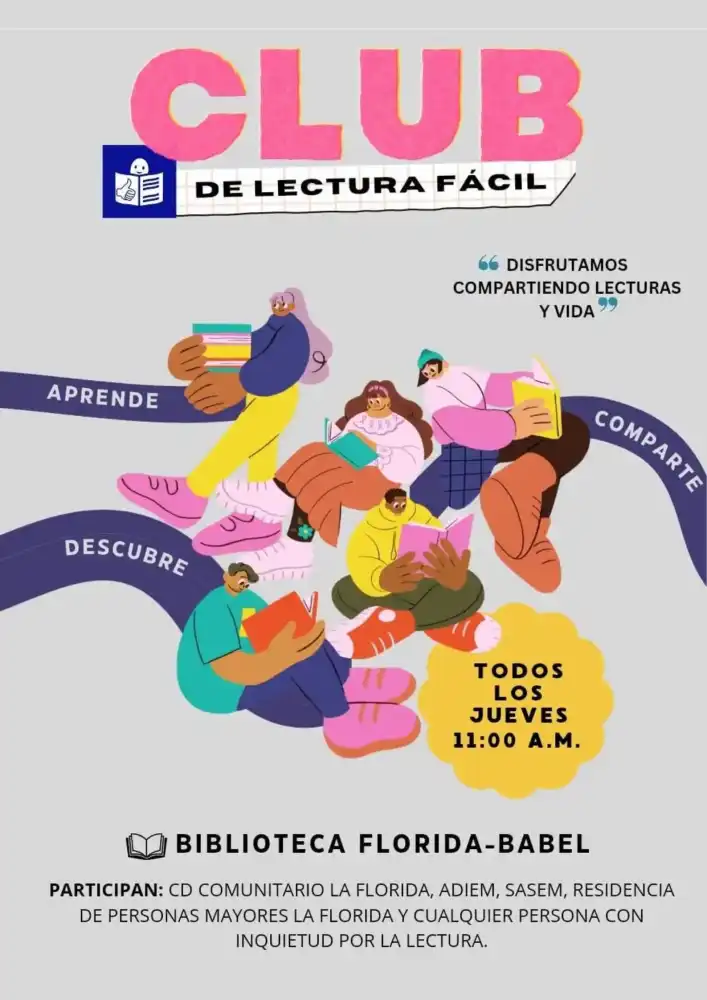 Club de lectura fácil Biblioteca La Florida