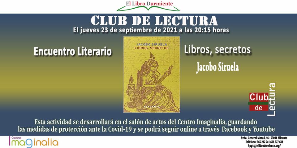 Club de Lectura Libros, secretos de Jacobo Siruela