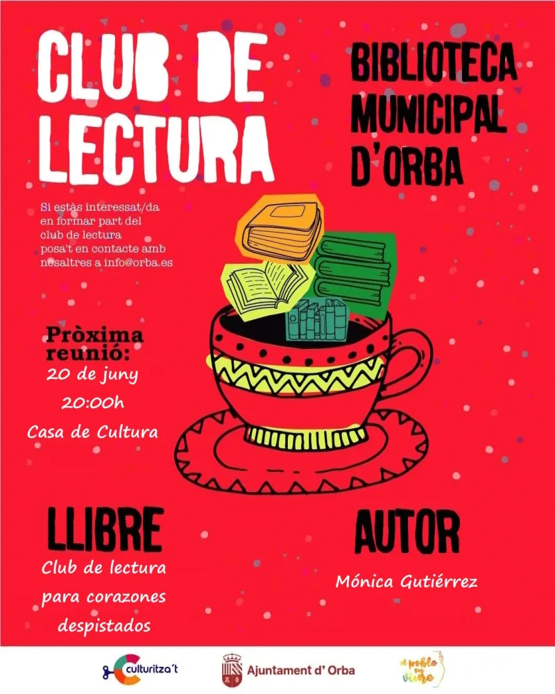 Club de lectura para corazones despistados - Club de Lectura de Orba