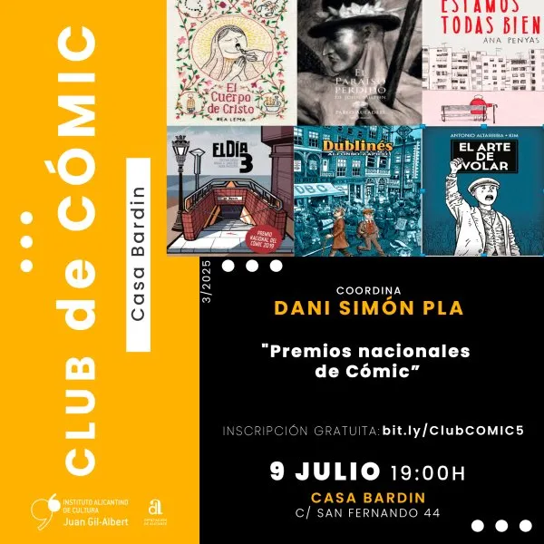 Club del cómic. "Premios nacionales de cómic"