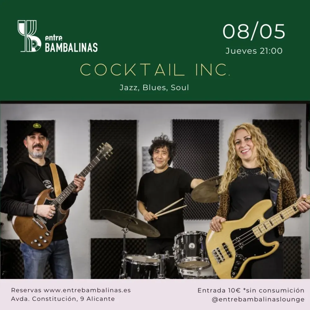 Cocktail Inc en concierto