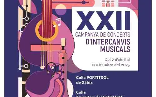 Colla Portitxoll de Xávia y Colla Xirimiters del Carellot de Calp ► XXII Campanya de concerts d' intercanvis musicals 2025
