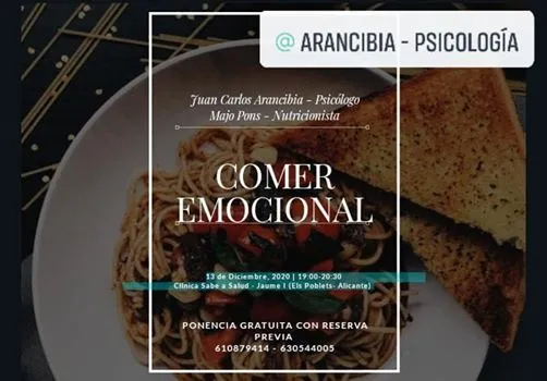 Comer Emocional en Sabe a Salud