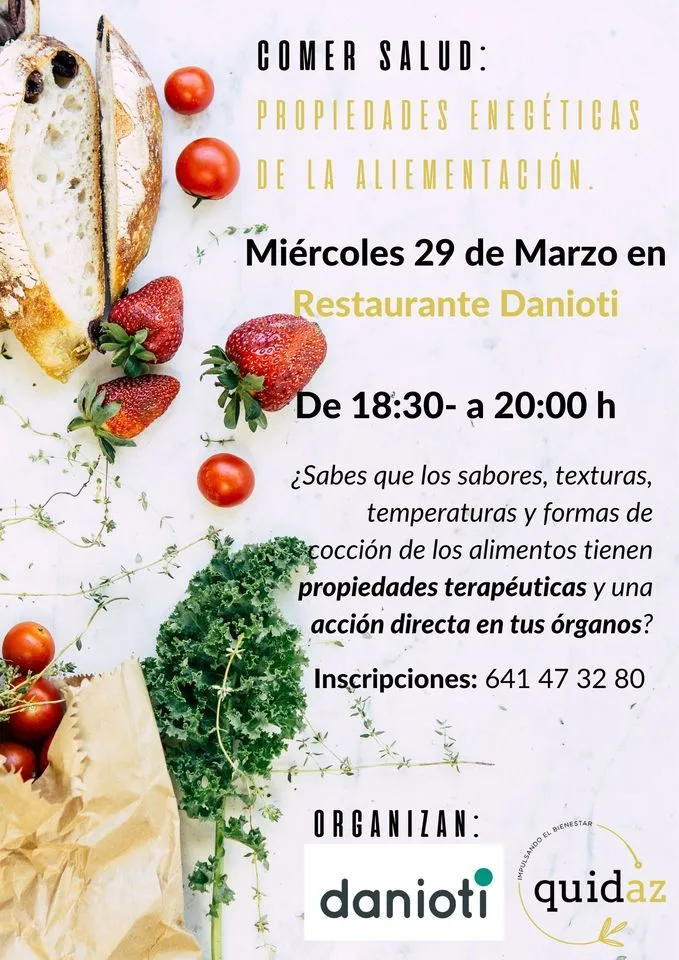 Comer Salud: Propiedades Energéticas de la Alimentación.